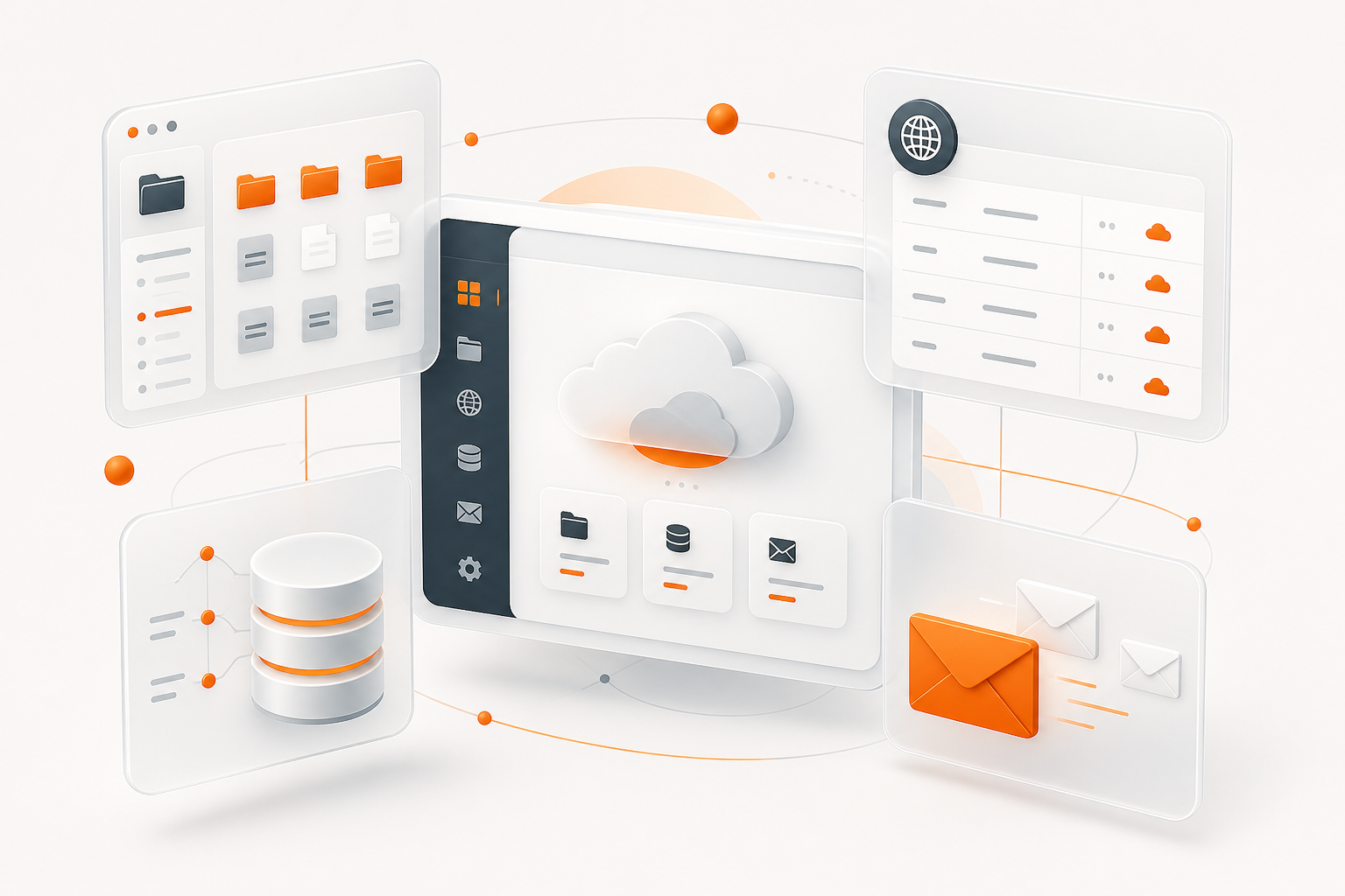 Pannello di controllo Impero: domini, file, DNS e applicazioni